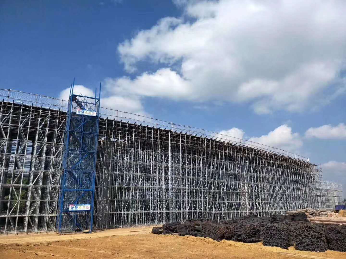盤扣腳手架搭建周期短，經(jīng)濟效益好！